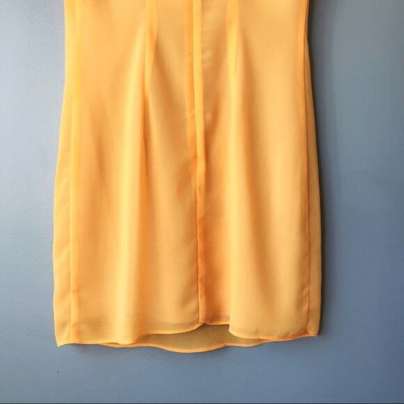 GIANNI BINI Yellow Evelyn Mini Dress NWT - Picture 6 of 8